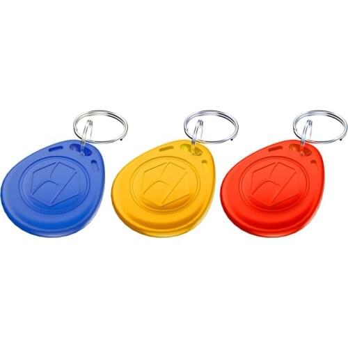 10Pcs RFID Tag Key Fob Keyfobs Keychain Ring Token 125Khz Proximity ID Card Chip EM for Access Control Attendance