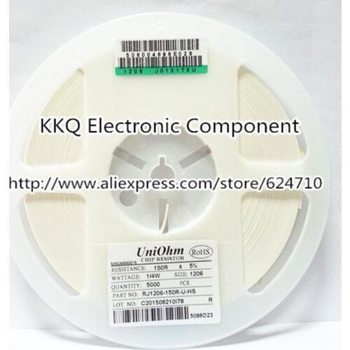 100PCS/LOT 5% 1206 1.2R 12R 120R 1.2K 12K 120K 1.3R 13R 130R 1.3K 13K 130K SMD 3.2x1.6mm 1206