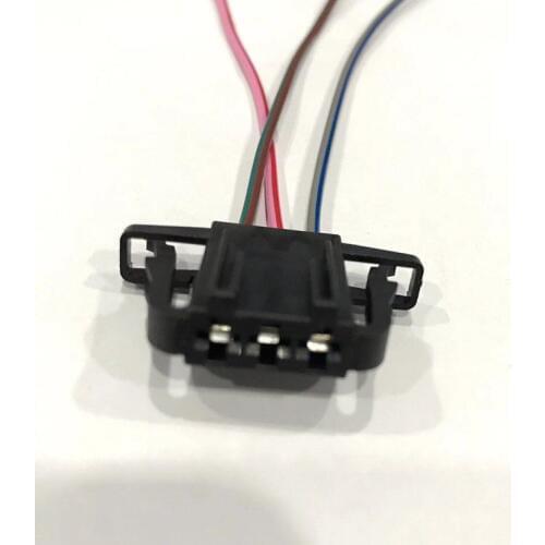 2/4/10pcs/lot 3 Pin/Way Light Lamp Connector Plug With Harness Pigtail For Volkswagen Bora Golf Passat Polo Sharan 1J0972703