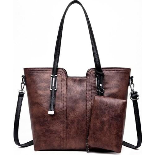 2PCS/Set Sac A Main Femme Large Capacity Crossbody Bags for Women Luxury Handbags Women Designer Shouler Bag Bolsa Messenger Bag