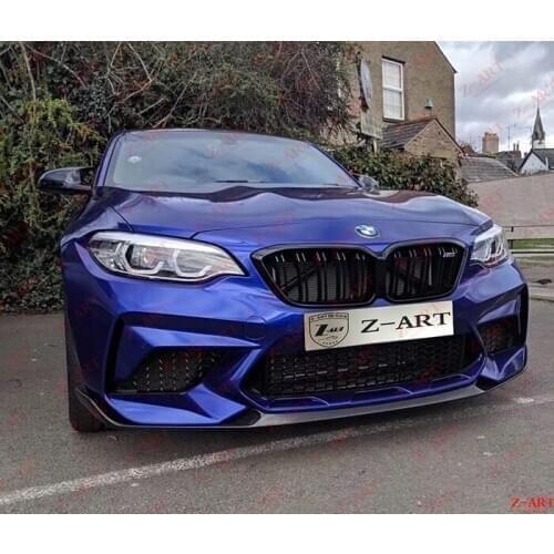 2015-2019 Z-ART M2 competition carbon fiber front lip for F87 M2C carbon fiber front spoiler M2 carbon fiber front chin