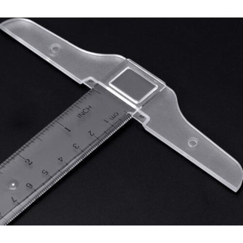 30cm/12" Plastic T-Square Metric Ruler cm/inch Double Side Scale Measuring Tool