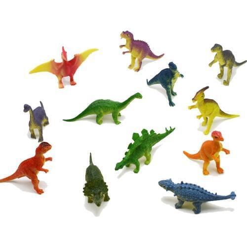 6pcs/set Dinosaur Toy Plastic Jurassic Play Dinosaur Model Action & Figures Best Gift for Boys