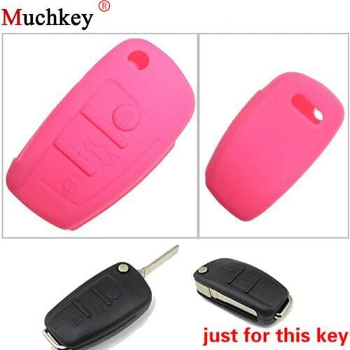 3 Buttons Remote Control Key Cover Folding Key Case Cover For Audi A2 A3 A4 A6 A8 Car Key Bag Key Care Cover Car Styling