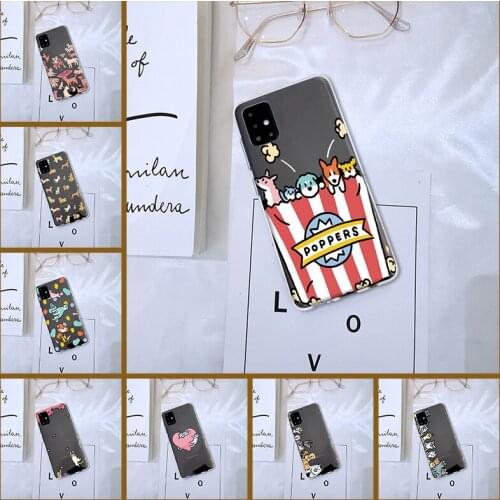 For Samsung Galaxy A10 A20 A30 A40 Phone Case Silicone Cute Dog Cat Kawaii Soft Back Cover For Samsung A50 A60 A70 A80 Case