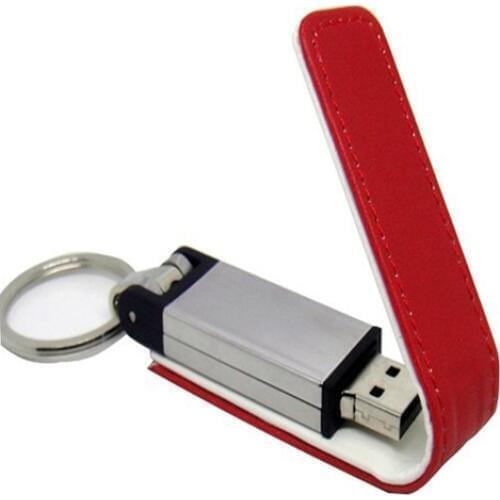 Real Capacity Leather USB 2.0 Flash Drives 64GB 128GB 256GB USB Flash 2.0 Memor Stick 32GB Pendrives 512GB 1TB 2TB Mini Key Gift