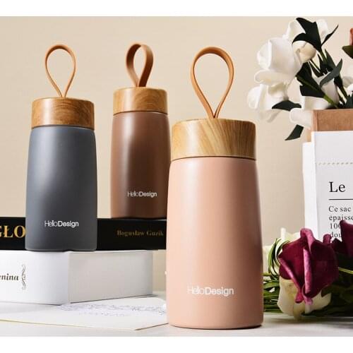 Insulated Coffee Mug Stainless Steel Tumbler Water Thermos Vacuum Flask Mini Water Bottle Portable Travel Mug Thermal Cup