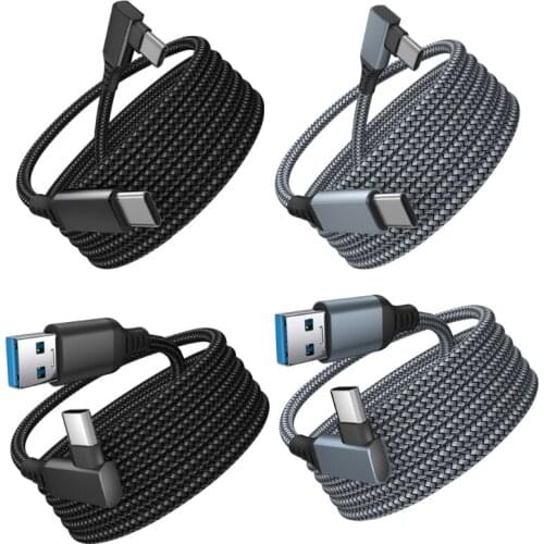 VR Link Cable VR Link Cable16FT PC USB 3.0 Type C Gaming Design Data Transmission Fast Charging