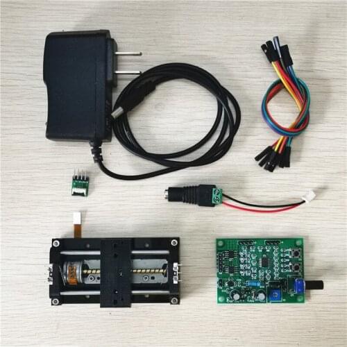 Micro stepping slide screw stepper motor DIY laser engraving machine forward and reverse motion control with limit switch