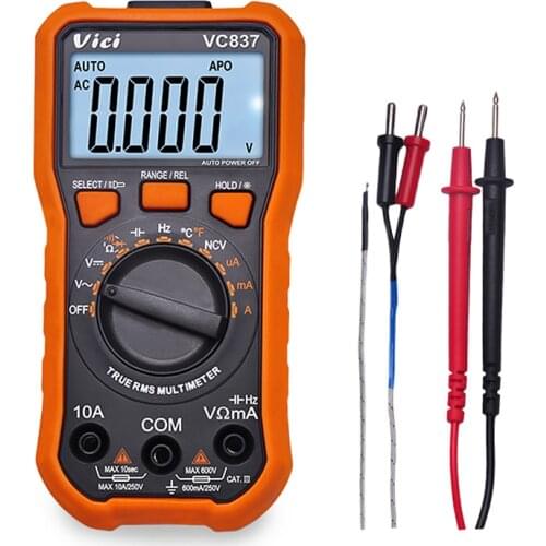 Vici Mini Multi-functional LCD Digital Multimeter DC/AC Voltage Current Meter Frequency Capacitance Resistance Tester