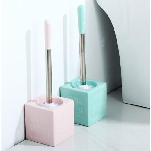 NEWYEARNEW 1piece WC Toilet Cleaning Brush Set Lucky Creative Unique Bathroom Decoration Wedding Gifts Free Shipping