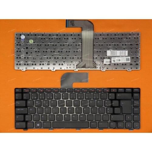 New PO Portuguese Teclado Keyboard For Dell Inspiron 15 3520 15R 5520 7520 5525 Latitude 3330 M421R M521 Laptop Black Frame