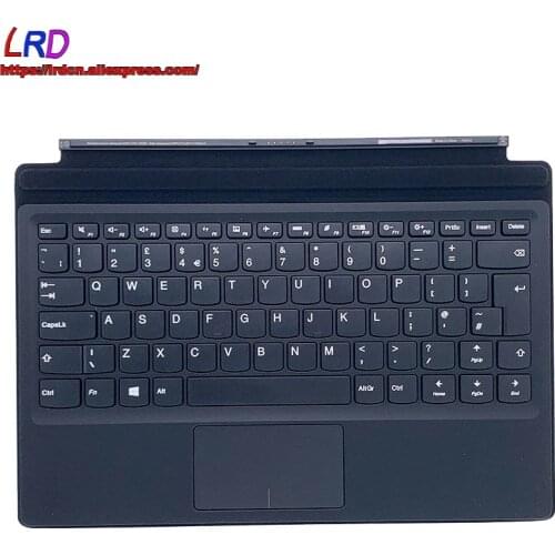 New Original UK English Portable Mini Base Folio Keyboard Case for Lenovo Ideapad Miix 510 -12IKB -12ISK Tablet 5N20N21174