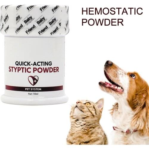 Pet Styptic Stop Bleeding Powder for Dogs Cats Birds Anti-inflammatory Antibacterial Broken Injury Traumatic Hemostatic Powder
