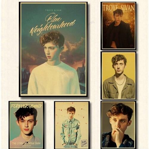 WTQ Retro Poster Canvas Painting Tell Me Why Singer Troye Sivan Poster Wall Decor Wall Art Picture Room Decor Home Decor