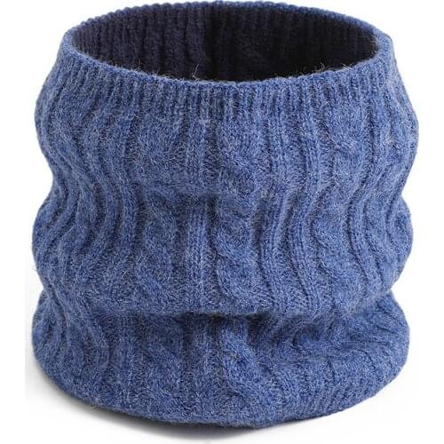 2021 Fashion Women Winter Neck Scarf Neck Snood Female Wraps Ring Scarves Unisex Geometric Warm Fur Solid Bufanda New