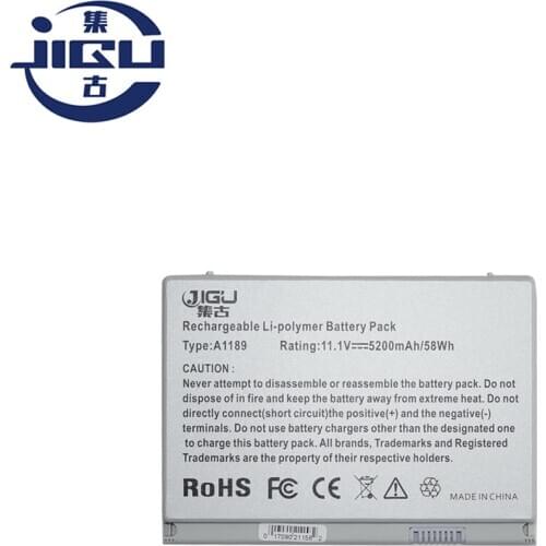 JIGU A1189 MA458 Replacement Laptop Battery For APPLE MacBook Pro 17" A1151 A1229 MA092 MA611 MA897*/A MB166*/A 68WH