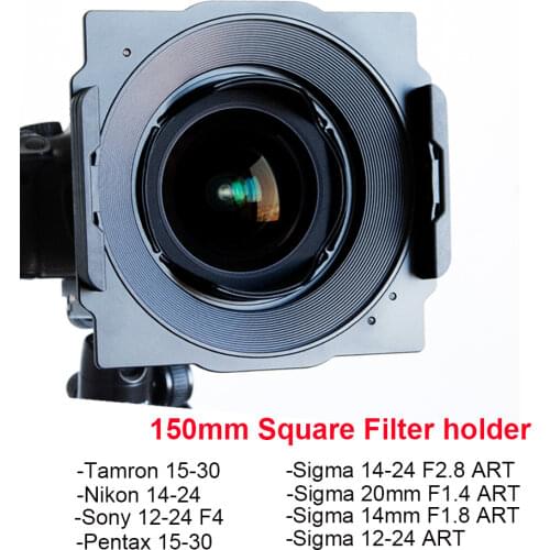 Wyatt Metal 150mm Filter Holder Bracket for Tamron 15-30, Nikon 14-24, Sigma 14-24/12-24/20mm/14mm, Sony 12-24 mm