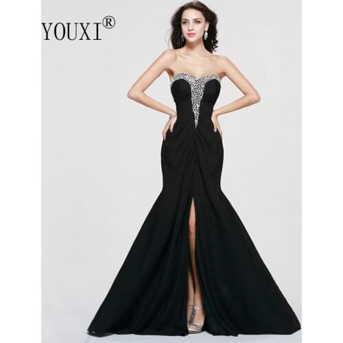YOUXI Womens Evening Chiffon Dresses