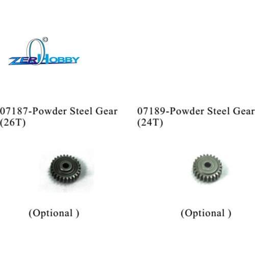 HSP RC CAR PARTS ACCESSORIES OF STEEL GEAR 26T 24T FOR HSP BLUE ROCKET ON ROAD GAS CAR 94052 (PART NO. 07187,07189)