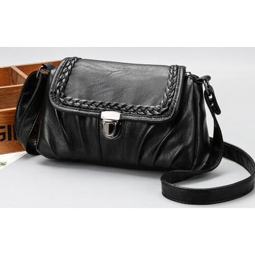 ANAWISHARE Women Shoulder Bags Leather Crossbody Bags For Women Messenger Bags Handbags Ladies Tote Bolsa Feminina Bolsos Mujer