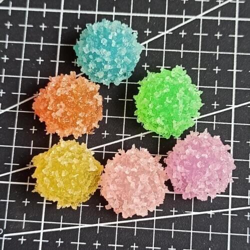 1pcs/lot resin flat back sugar candy 18mm simulation of food Cabochon Scrapbook DIY phone decoration