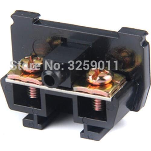 1PCS TBC-10A Suyep 10A/600V Rail Mounted Assembled Screw Terminal Block Cable Connector Black 0.75-1.5 mm