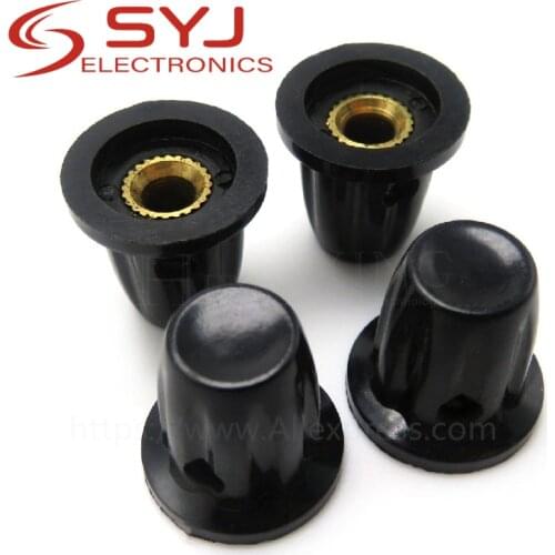 10pcs/lot Bakelite potentiometer knob hole: 4MM for WH5 WXD3-13 K17-01 potentiometer In Stock