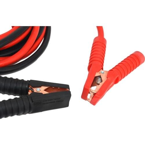 100% Copper 4 Meters 2000A Car Power Booster Cable Emergency Battery Jumper Wires Car Accessories for Most 3.0cc Carts Trucks