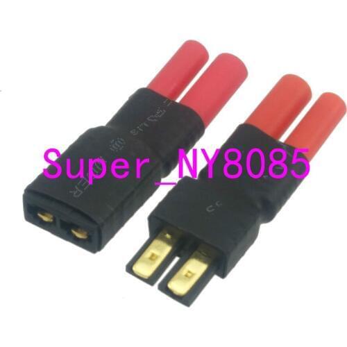 2pcs/set TRX Traxxas to HXT4mm Bullet Male & Female No wire adapter connector For Turnigy Battery