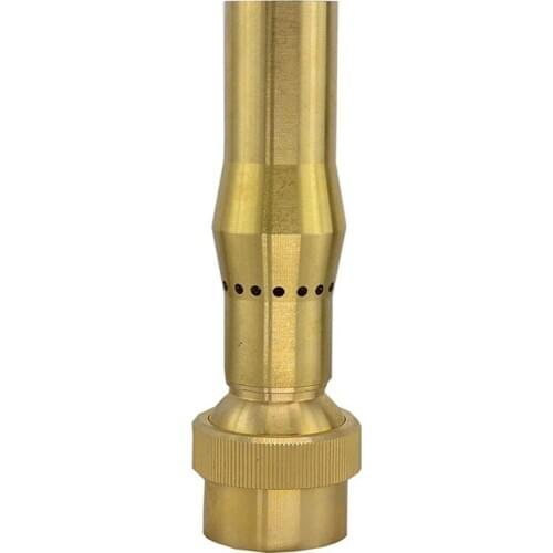 3/4 Inch Brass Foam Jet Fountain Nozzles Garden Landscape Fountain Adjustable Multi-Spray Nozzle Garden Pond Decoration Fountain