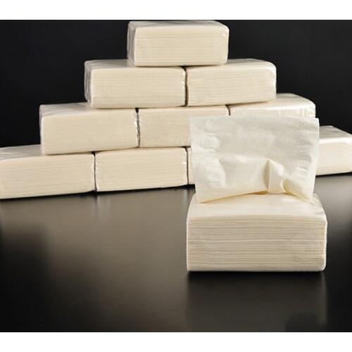 Handkerchief Paper Smooth Tissue Set Household Napkin Three Layer Thickness Wood Pulp Primary Wood Pulp Serviette 6 bags/set