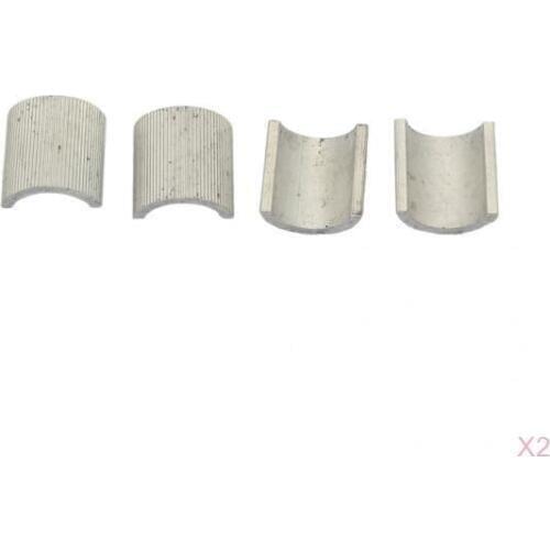 8pcs/Set 7/8 inch to 1 inch Handlebar Shims Handle Bar Clamp Adapters Riser Spacers for Motorcycle Motocross Dirt Bike