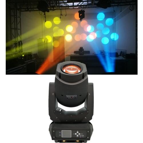 Free Shipping High Brightness Led Lyre 200w Beam/Spot 2in1 Moving Head Light 3-facet Prism DMX512 Stage DJ Lighting Equipments