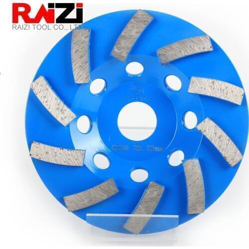Raizi 5 Inch/125mm Concrete Grinding Wheel For Angle Grinder With 22.23 mm Bore