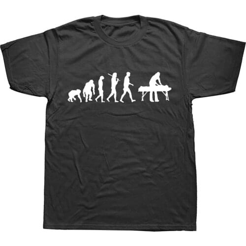 Physiotherapist Massage Therapist EVOLUTION Short Sleeve Oversized Funny T Shirt Graphic Harajuku Hip Hop T-shirt Streetwear