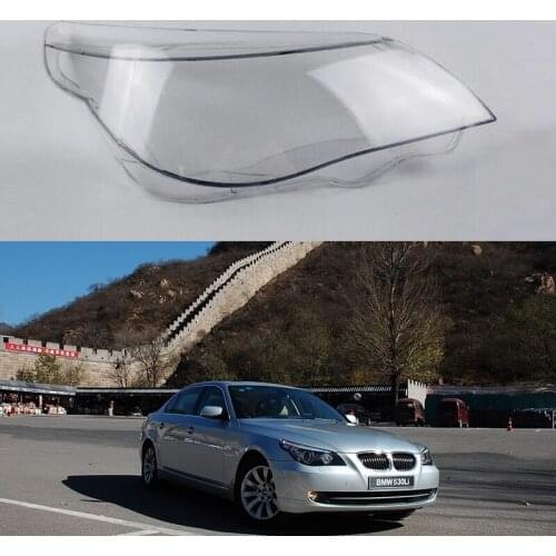 For BMW 5 Series E61 headlight cover 2004-2010 E60 glass transparent headlight housing 520 523 525 530 headlight housing