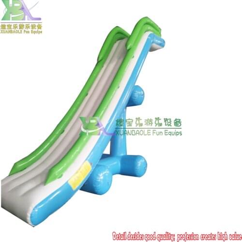 Buy Free Fall Inflatable Yacht Floating Water Slides For Sea, Ocean Water Slide For Sail Boat, Inflatable Cruiser Slides