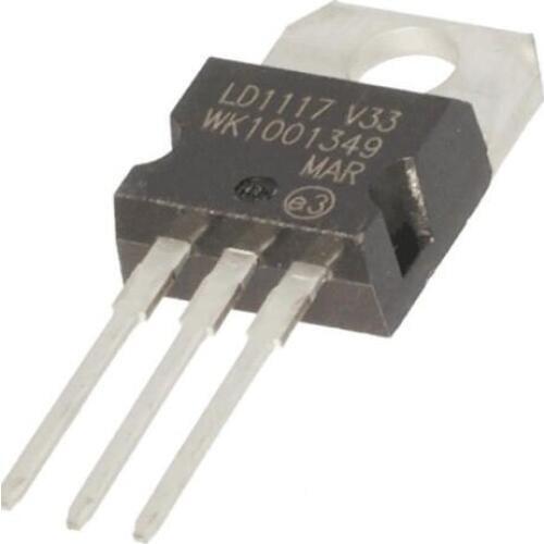 5 pcs LD1117V33 Linear Voltage Regulator 3.3V 800mA TO-220 NEW