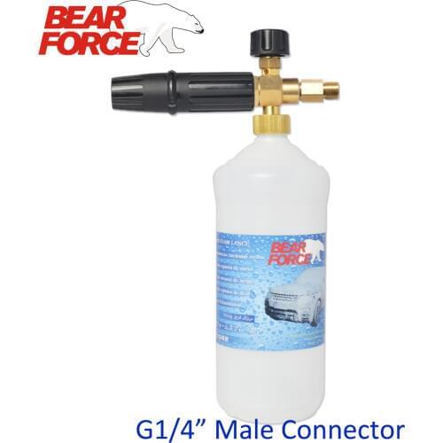 Foam Nozzle Snow Foam Lance High Pressure Car Washing Foam Soap Gun with G1/4" Male Connector Fitting