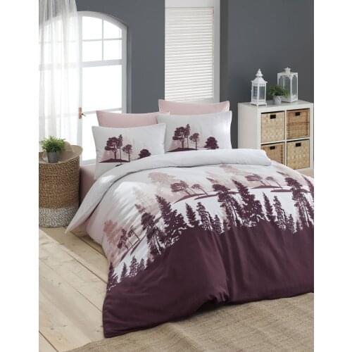 The Bedroom Bedding Is A Comfortable Colored Pattern Printed Duvet Cover 4 Piece Set, Double Super Large bed Sheet