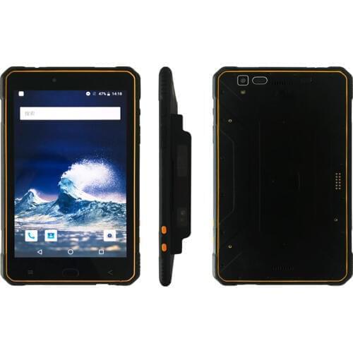 8 inch H1920 V1200 IPS Android 8.1 2D Barcode Scanner RAM 3GB ROM 32GB Rugged tablet PC With 4G LTE
