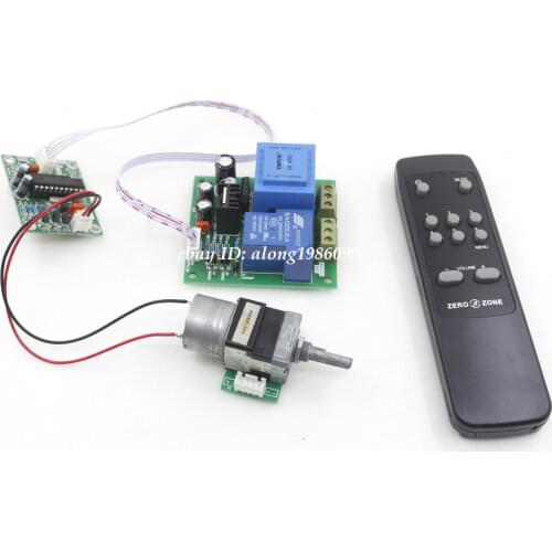 GZLOZONE Remote ALPS Motor Volume Control Board Support Power ON/OFF Control