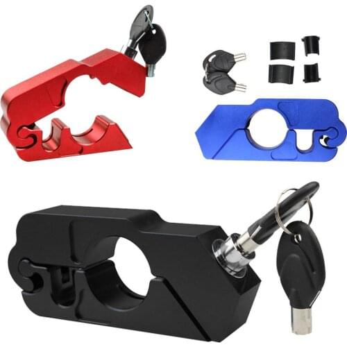 Motorcycle Grip Lock CNC Anti-theft Throttle Handlebar Lock For Suzuki GSXR 600 750 1000 GSX1300R TL1000S SV650 SV1000
