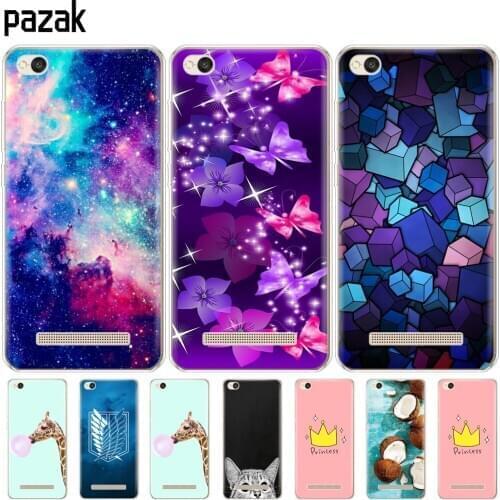 Siliconer case for Xiaomi Redmi 4A Soft tpu Painting back phone cover for Redmi 4A Hongmi 4a 5.0 inch protective coque Fashion