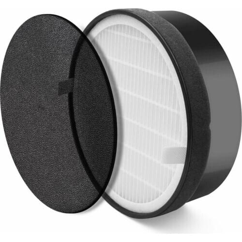 Replacement HEPA & Foam Filter for LEVOIT LV-H132 LV-H132-RF Air Purifier Accessories True HEPA Activated Carbon Filter
