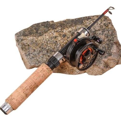 Mini Telescopic Ice Fishing Rod Portable Carbon Fiber River Shrimp Carp Fishing Pole Winter Fishing Rod Tackle Pesca