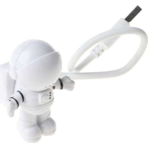 Creative Spaceman Astronaut LED Flexible USB Light Night Light for Kids Toy GXMB