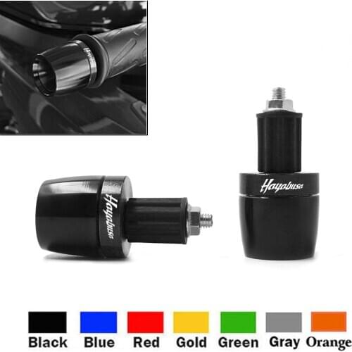 Universal Motorcycle 7/8" Handlebar Grip Handle Bar Cap End Plug Slider For SUZUKI HAYABUSA GSX1300R GSX 1300R GSX1300 All Year