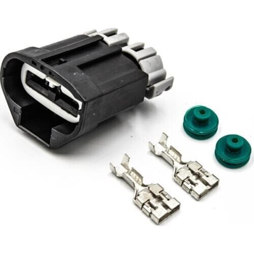 2 Pin Power Steering Pump Plug Electrical Fan Socket For Ford Fiesta 7283-3214-30